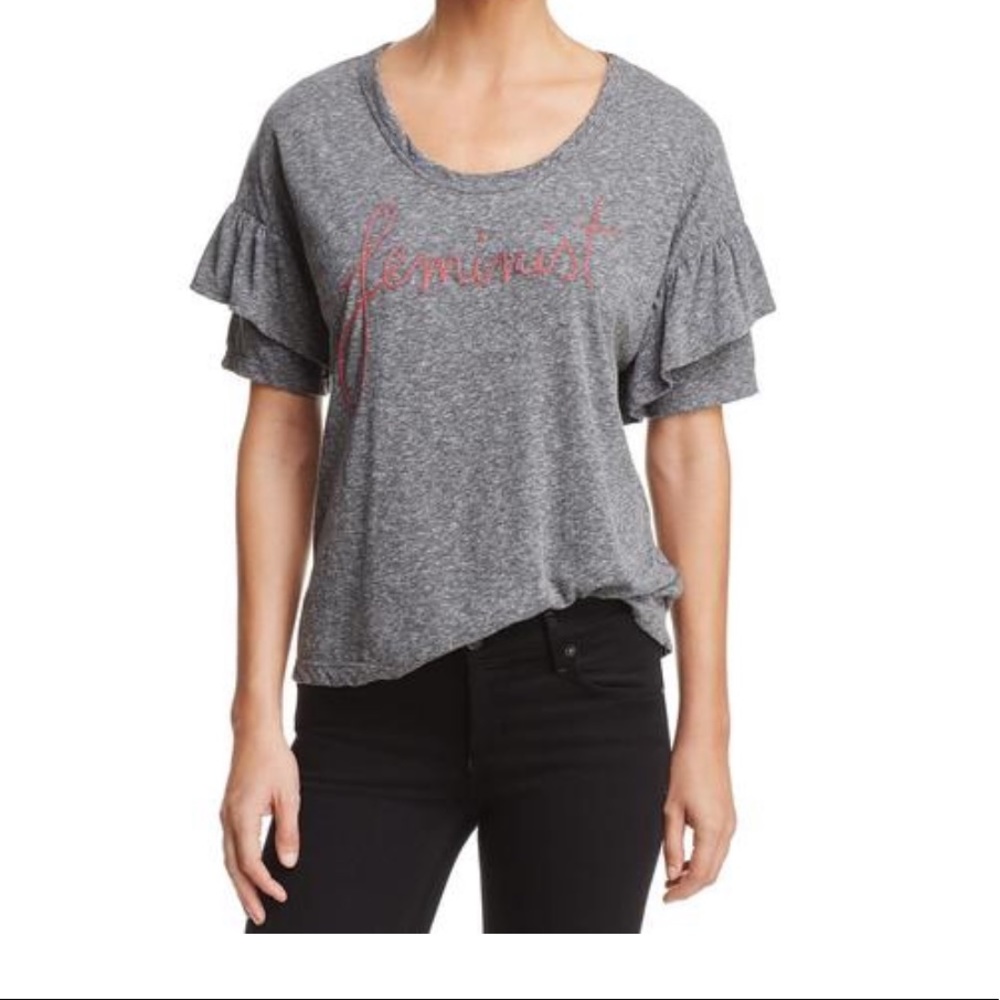NWOT Anthropologie Sundry Feminist Shirt Top 2